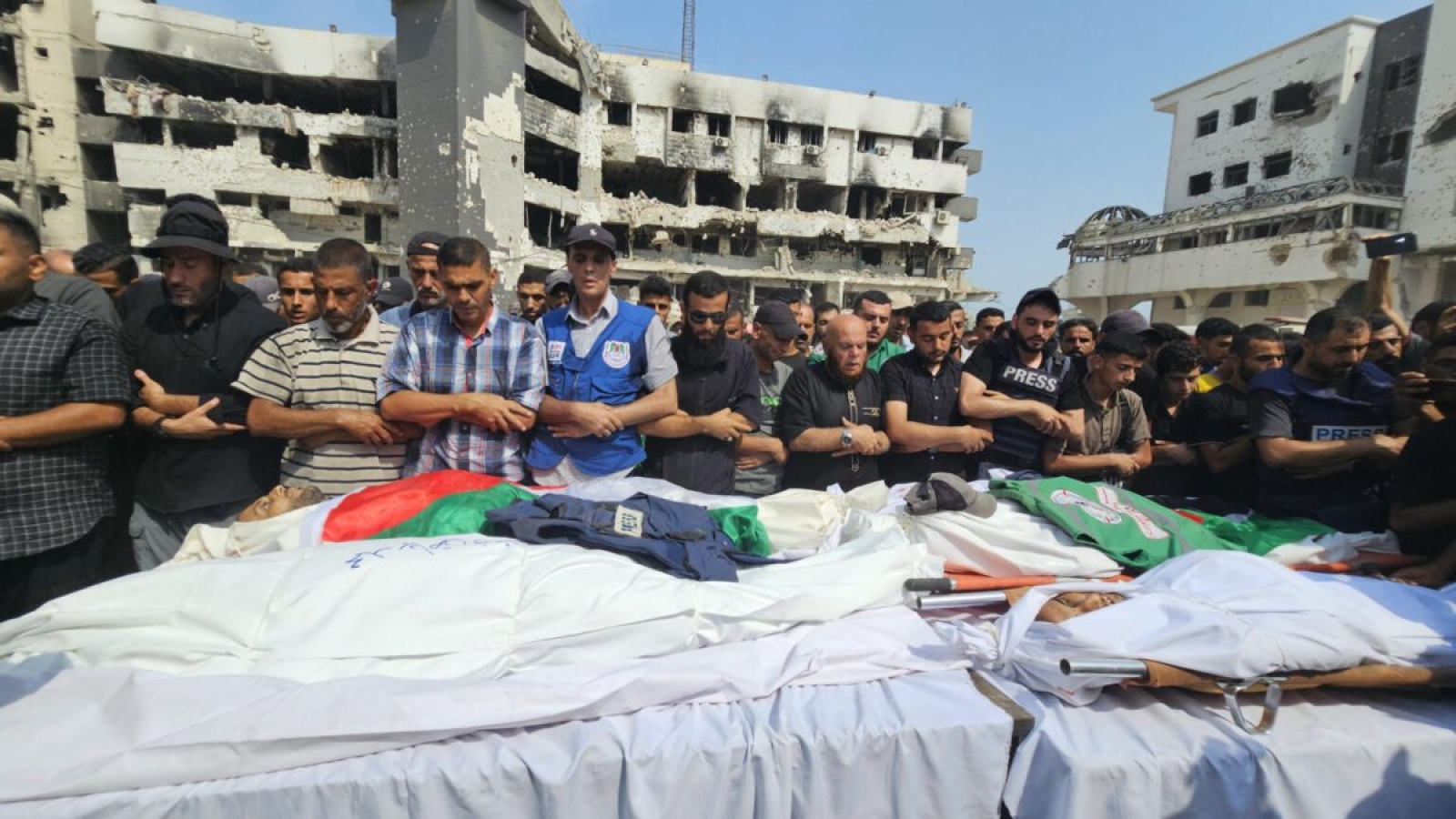 6 periodistas muertos en gaza